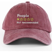 PataCute Not Recommended Yıkamalı Şapka