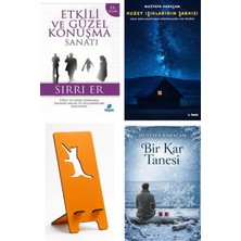 Eğitim Yayınevi Etkili ve Güzel Konuşma Sanatı - Prof. Dr. Ali Kaya + Kuzey Işıklarının Şarkısı + Telefon Tutucu + Bir Kar Tanesi