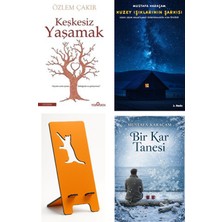 Yediveren Keşkesiz Yaşamak - Özlem Çakır + Kuzey Işıklarının Şarkısı + Telefon Tutucu + Bir Kar Tanesi