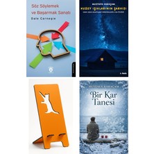 Söz Söylemek ve Başarmak Sanatı - Dale Carnegie + Kuzey Işıklarının Şarkısı + Telefon Tutucu + Bir Kar Tanesi