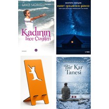 Aya Kadının Ince Çizgileri - Gamze Sağıroğlu + Kuzey Işıklarının Şarkısı + Telefon Tutucu + Bir Kar Tanesi