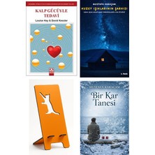 Altın Kitaplar Kalp Gücüyle Tedavi - David Kessler + Kuzey Işıklarının Şarkısı + Telefon Tutucu + Bir Kar Tanesi
