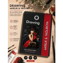 Dream Art Galery 5A Sketchpad Sketchbook Yağlıboya Akrilik Boya Çizim Defteri