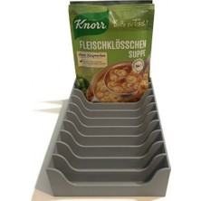 Sepetzone 3D Baskı Dalgalı Poşet Düzenleyici - Mutfak Baharat Çorba Paket Organizeri