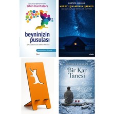 Aktüel Yayınları Beyninizin Pusulası - Aykut Açkalmaz + Kuzey Işıklarının Şarkısı + Telefon Tutucu + Bir Kar Tanesi