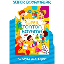 Bilgi Park Süper Tonton Boyama Kitabı | Çek-Kopar | 96 Sayfa | Okul Öncesi Eğitici Boyama