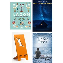 Pegasus Lagom-Isveçlilerin Dengeli Yaşama Sanatı - Linnea Dunne + Kuzey Işıklarının Şarkısı + Telefon Tutucu + Bir Kar Tanesi