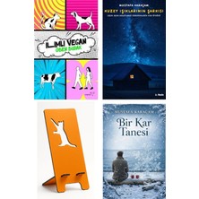 Müptela Yayınları Ilımlı Vegan - Oben Budak + Kuzey Işıklarının Şarkısı + Telefon Tutucu + Bir Kar Tanesi