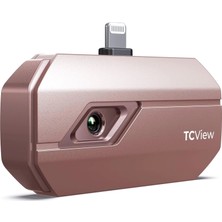 Topdon TC002 Ios Için Termal Kamera 256 x 192 Ir Yüksek Çözünürlük - Pembe