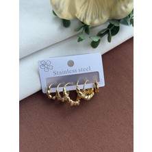 Azra Butik Çelik Küpe