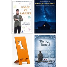 A7 Kitap Gençler Için Görgü ve Zarafet - Gökhan Dumanlı + Kuzey Işıklarının Şarkısı + Telefon Tutucu + Bir Kar Tanesi