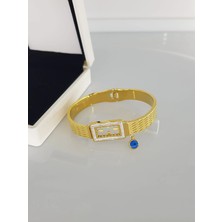 Sones Aksesuar Gram Altın Gold Kadın Çelik Kelepçe