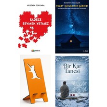 Karma Kitaplar Sadece Sevmek Yetmez - Mustafa Topkara + Kuzey Işıklarının Şarkısı + Telefon Tutucu + Bir Kar Tanesi