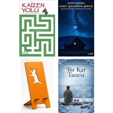 Klan Yayınları Kaizen Yolu - Küçük Bir Adım Hayatınızı Değişti... - Robert Maurer + Kuzey Işıklarının Şarkısı + Telefon Tutucu + Bir Kar Tanesi