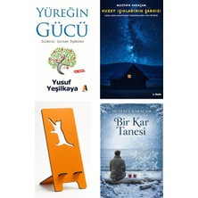 Akis Kitap Yüreğin Gücü - Yusuf Yeşilkaya + Kuzey Işıklarının Şarkısı + Telefon Tutucu + Bir Kar Tanesi