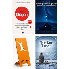 Maya Kitap Basit Düşün - Owain Service + Kuzey Işıklarının Şarkısı + Telefon Tutucu + Bir Kar Tanesi