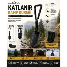 Pozart Katlanabilir Kamp Küreği  Kazma Testere Kürek Hepsi Birarada