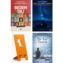 Mavi Çatı Yayınları Etkileyici Hitabet Sanatı ve Beden Dili - Turgay Keskin + Kuzey Işıklarının Şarkısı + Telefon Tutucu + Bir Kar Tanesi