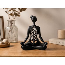 Objekto 3D Gaia Yaşam Ağacı Meditasyon Heykeli – Modern Yoga Dekoru | Ev & Ofis Biblosu