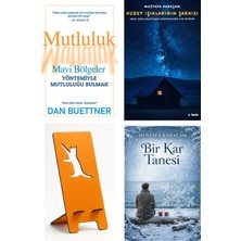 İnkılap Kitabevi Mutluluk - Dean R. Koontz + Kuzey Işıklarının Şarkısı + Telefon Tutucu + Bir Kar Tanesi