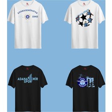 Rabona Fashion Adana Demirspor 4 Farklı Tasarım T-Shirt Seti