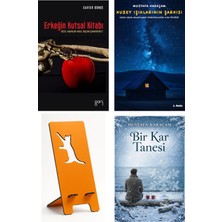 Ganj Kitap Erkeğin Kutsal Kitabı - Xavier Bonde + Kuzey Işıklarının Şarkısı + Telefon Tutucu + Bir Kar Tanesi