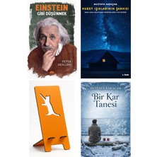 Martı Yayınları Einstein Gibi Düşünmek - Peter Hollins + Kuzey Işıklarının Şarkısı + Telefon Tutucu + Bir Kar Tanesi