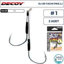 Decoy Dj-89 Tachi Pike Lj Çiftli Jig Asist Iğnesi #1 (2 Adet)