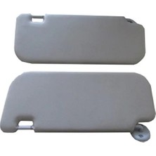 Akar Toyota Corolla E150 Güneşlik Gri Sağ Sol Set 2 Parça Segmanlı Oem No: 74320 12A30 Tst8 07 13