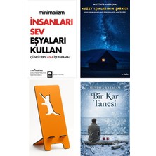 Eksik Parça Yayınları Minimalizm: Insanları Sev Eşyaları Kullan - Çün... - Joshua Fields Millburn + Kuzey Işıklarının Şarkısı + Telefon Tutucu + Bir Kar Tanesi