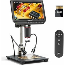 Elikliv EM4K 8 Inc 4K Dijital Mikroskop 2000X, 52MP HDMI Mikroskop