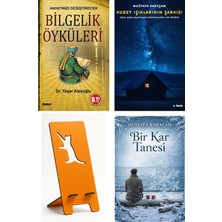 Tutku Yayınevi Bilgelik Öyküleri - Cengiz Erşahin + Kuzey Işıklarının Şarkısı + Telefon Tutucu + Bir Kar Tanesi