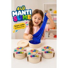Heroes 4'lü Mantı Slime Oyun Jeli - Stres Alan Eğitici ve Öğretici Slime Oyun Jeli