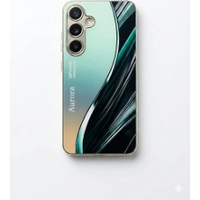 Camkapak Aksesuar Samsung Galaxy S 24 Plus Yeşil Kılıf Modeli