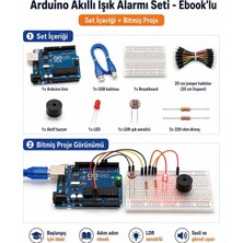 Arduino Akıllı Işık Alarmı Seti – Ebook’lu