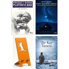 Profil Kitap Prozac'ı Bırak Platon'a Bak - Lou Marinoff + Kuzey Işıklarının Şarkısı + Telefon Tutucu + Bir Kar Tanesi