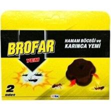 2 Kartuşlu Süper Etkili Hamam Böceği ve Karınca Yemi 2'lı Böcek Yemi %100 Garantili Türk Malı