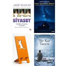 Az Kitap Siyaset Nedir ve Nasıl Yapılır? - Akif Manaf + Kuzey Işıklarının Şarkısı + Telefon Tutucu + Bir Kar Tanesi