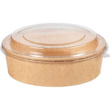 Oluşum Kraft Salata Kase + Kapak Takım 1300 cc -300 Adetli