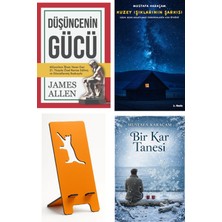 Saga Kitap Düşüncenin Gücü - James Allen + Kuzey Işıklarının Şarkısı + Telefon Tutucu + Bir Kar Tanesi