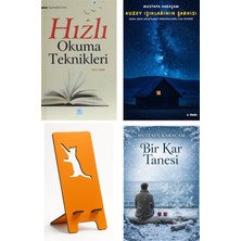 Mavi Çatı Yayınları Hızlı Okuma Teknikleri - Metin Kan + Kuzey Işıklarının Şarkısı + Telefon Tutucu + Bir Kar Tanesi