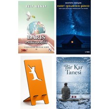 Az Kitap Barış Psikolojisi - Akif Manaf + Kuzey Işıklarının Şarkısı + Telefon Tutucu + Bir Kar Tanesi