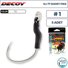 Decoy Dj-77 Short Pike Tekli Arka Asist Iğnesi #1 (5 Adet)