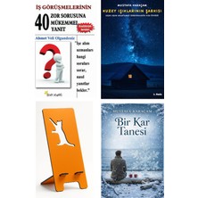 Beyaz Yayınları Iş Görüşmelerinin 40 Zor Sorusuna 40 Mükemmel Y... - Ahmet Veli Olgundeniz + Kuzey Işıklarının Şarkısı + Telefon Tutucu + Bir Kar Tanesi