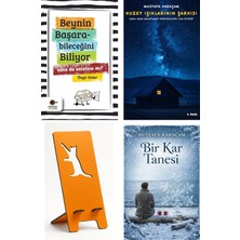 Cezve Kitap Beynin Başarabileceğini Biliyor-Sana Da Anlatsı... - Özgü Güler + Kuzey Işıklarının Şarkısı + Telefon Tutucu + Bir Kar Tanesi