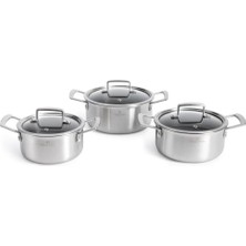 Maxx Doria Steel Fusion Jr 6 Parça Tencere Takımı PA3040