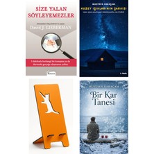 Koridor Yayıncılık Size Yalan Söyleyemezler - David J. Lieberman + Kuzey Işıklarının Şarkısı + Telefon Tutucu + Bir Kar Tanesi