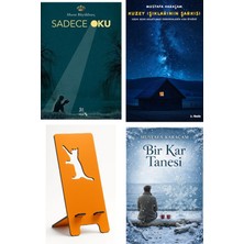 Minval Yayınevi Sadece Oku - Murat Büyükburç + Kuzey Işıklarının Şarkısı + Telefon Tutucu + Bir Kar Tanesi