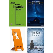 Az Kitap Altın Kalpli Insanlar Ülkesi - Taşkın Kılıç + Kuzey Işıklarının Şarkısı + Telefon Tutucu + Bir Kar Tanesi