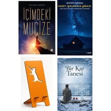 Sahi Kitap Içimdeki Mucize - Nalan Şahin + Kuzey Işıklarının Şarkısı + Telefon Tutucu + Bir Kar Tanesi